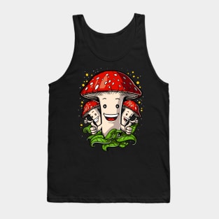 Magic Mushrooms Fungi Tank Top